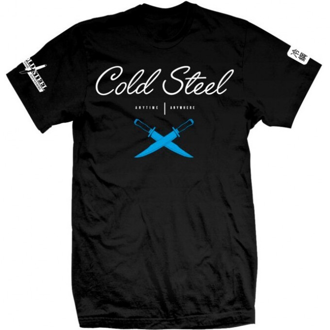 Футболка COLD STEEL CURSIVE BLACK TEE SHIRT (M) CS_TJ2 Футболка COLD STEEL CURSIVE BLACK TEE SHIRT (M) CS_TJ2
